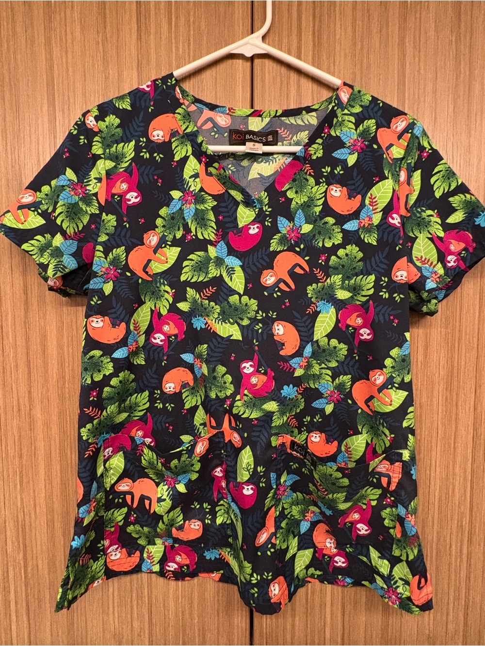 Koi Basics Set of 3 Character Scrub Tops - Picture 2 of 9